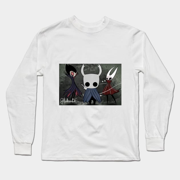 Hollow Knight, Hornet, Grimm (Fan Art) Long Sleeve T-Shirt by GMICHAELSF